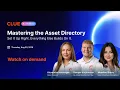 Asset Directory in Clue Saved Views Bulk Edits Meters Clue Thursdays