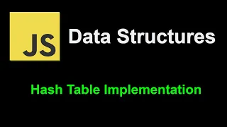 Hash Table Implementation JavaScript Data Structures