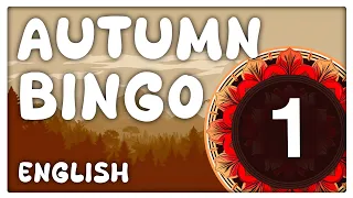 Autumn Themed 90-Ball Bingo Game - 1