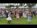 Lagu Swedish Midsummer Festival dancing