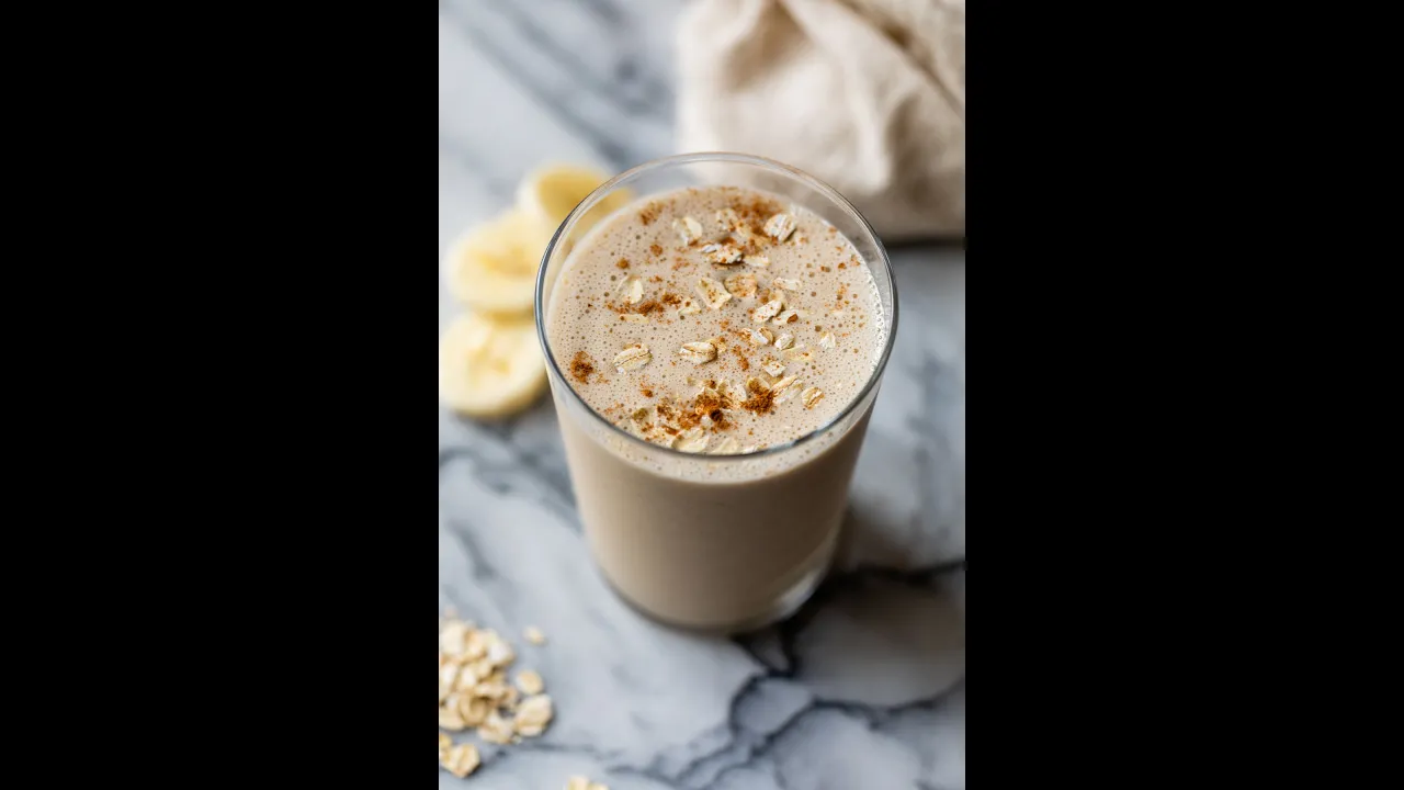 BANANA OATMEAL SMOOTHIE #shorts