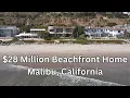 Beautiful 28 Million Malibu Beachfront Home