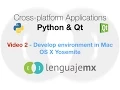 Cross-platform Applications with Python Qt 2 - Develop environment Mac OS X