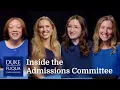 Inside the MBA Admissions Committee How MBA Applications Are Really Reviewed at Duke Fuqua