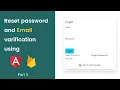 Forgot password and email verification in angular Firebase database Part