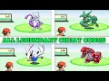 HOW TO CATCH ALL LEGENDARY POKEMON CHEAT CODE POKEMON FIRE RED LEAF GREEN