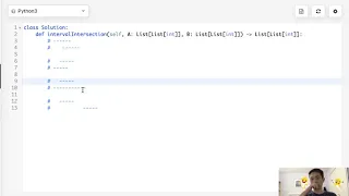 Leetcode - Interval List Intersections Python