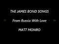 Download Lagu THE JAMES BOND SONGS From Russia With Love MATT MONRO (1975)