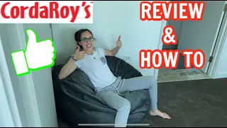 CORDAROY S BEAN BAG BED HOW TO REVIEW Sanders Crew