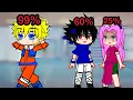 Loneliness level 💔 || Naruto Sasuke || Gacha Club meme