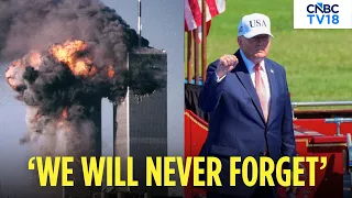 Donald Trump Hails 9/11 Firefighters As ‘Immortal Heroes’ | 25 Yrs After September 11 Attacks | N18G