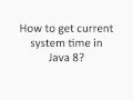 Java 8 Date Time