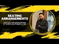 Seating Arrangements for Events