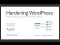 Hardening WordPress Practical Security Lessons from Real Incidents