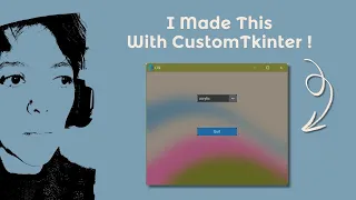 How to Create a TRANSPARENT Customtkinter Winodow - PYTHON