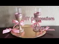 DIY Quinceanera Copas Decorating Wedding Flutes