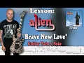 Lesson: Alien (1988) “Brave New Love” Guitar Tabs + Solo