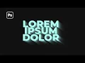 Quick Photoshop Tutorial Long Faded Shadow Text Effect