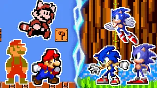 Super Mario VS Sonic the Hedgehog