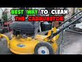 EASY and FAST Way to Clean Carburetor on Cub Cadet SRC621 Push Mower did not end well