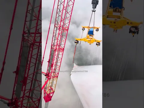 Sany Mobile Crane |lifting wind Turbine |heavy lifting Equipments #shorts #viral