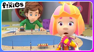 The Tram Has Come Off The Tracks 😱 | The Fixies | Educational Cartoons For Kids
