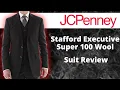 Affordable Suit Review JC Penny Stafford Executive Super 100 Wool Suit