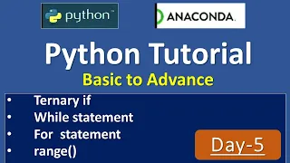 Python tutorial day-5 by vivek bindraji basic to advance