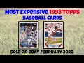 1993 Topps Most Expensive eBay Sales Baseball Cards February 2026