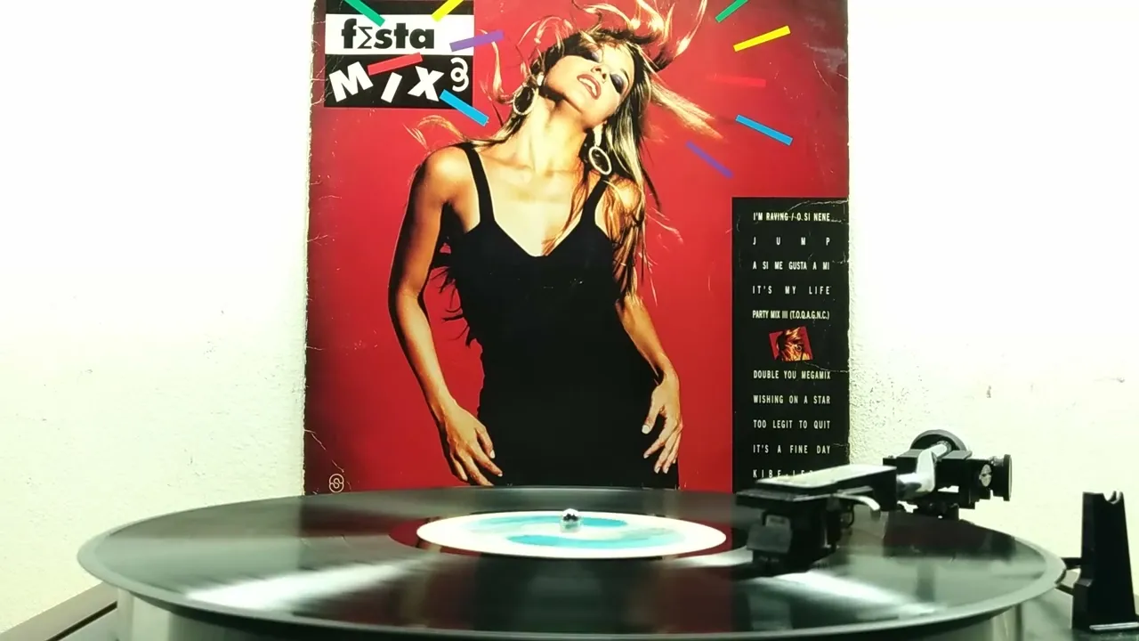 Dance Music 90's - LP FESTA MIX (Vinil 1993)