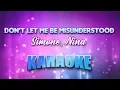Download Lagu Simone, Nina - Don't Let Me Be Misunderstood (Karaoke \u0026 Lyrics)