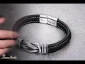 Mother and Son Infinity Knot Leather Bracelet Inspirational Christmas Gifts For Son