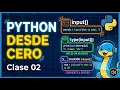 Python desde cero 02 int input