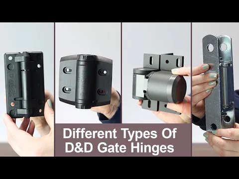 D&D SHUT IT BadAss Powder Coated Face Mount Bolt-On Black Gate