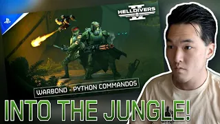 INTO THE JUNGLE Python Commandos Warbond Helldivers 2