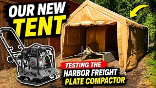 NC Landscapers Test Harbor Freight Plate Compactor The Big Tent Comes Home