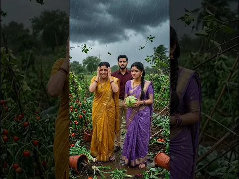 तूफान में सब्जियां हुई बर्बाद 😱🌪️ बहू ने बची पत्ता गोभी से बना दिया कमाल का नाश्ता! 😋❤️