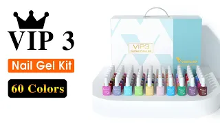 Venalisa VIP3 Nail Gel Polish Kit of 60 Colors Venalisa Nails