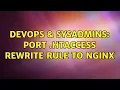 DevOps SysAdmins Port htaccess rewrite rule to Nginx