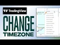 How To Change Timezone On Tradingview BEGINNERS TUTORIAL