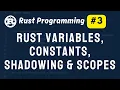 Rust Variables Constants Shadowing Rust Programming Tutorial