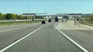 Driving You Crazy Are we allowed to cross the solid white lines at the old E-470 toll plazas