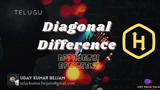 Diagonal Difference - Hacker Rank