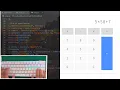 ASMR Programming - Calculator App Coding
