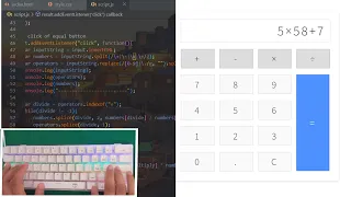 ASMR Programming - Calculator App Coding