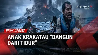 Anak Krakatau Kembali Menggeliat, Lava Pijar Membelah Langit Selat Sunda