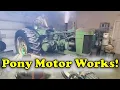 John Deere R - Pony Motor First Start