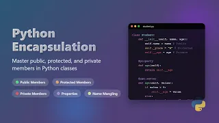 Python Encapsulation Explained Public Protected Private Members