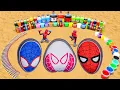 Download Lagu How to Make Spiderman Family with Spiderman, SpiderGwen and MilesMorales, 7up, Fanta, Cola vs Mentos
