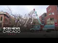 High winds in Chicago area cause power outages ground delays at O Hare